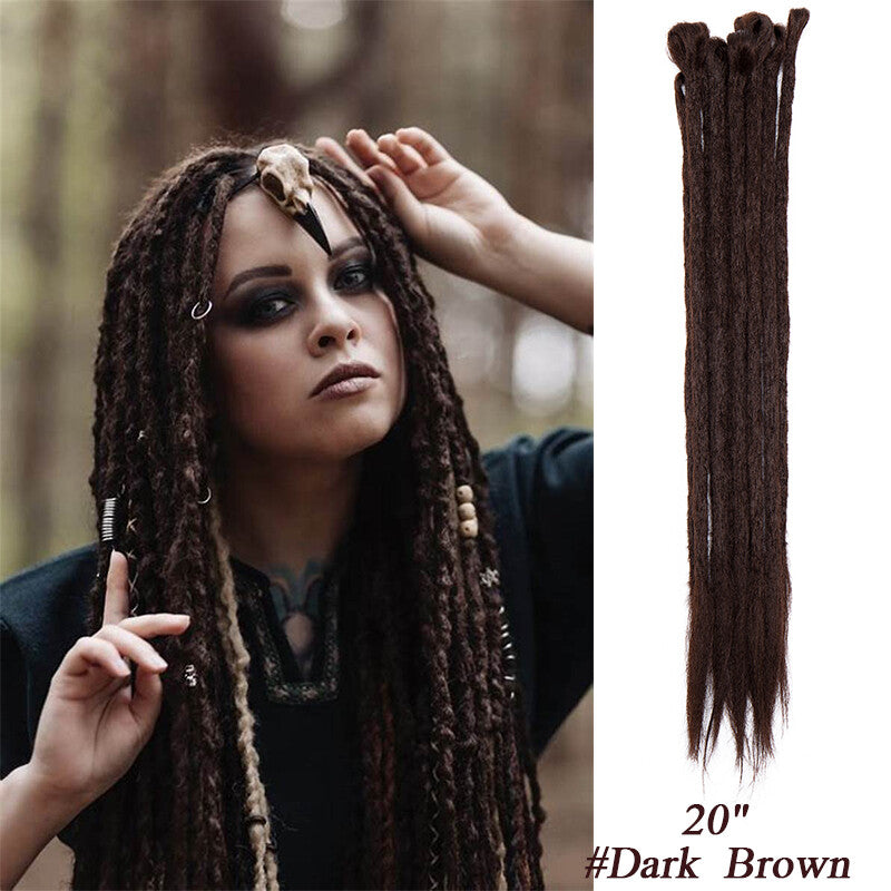 Ombre Dreads Locs Crochet Dreadlock Extensions Faux Long Natural Look