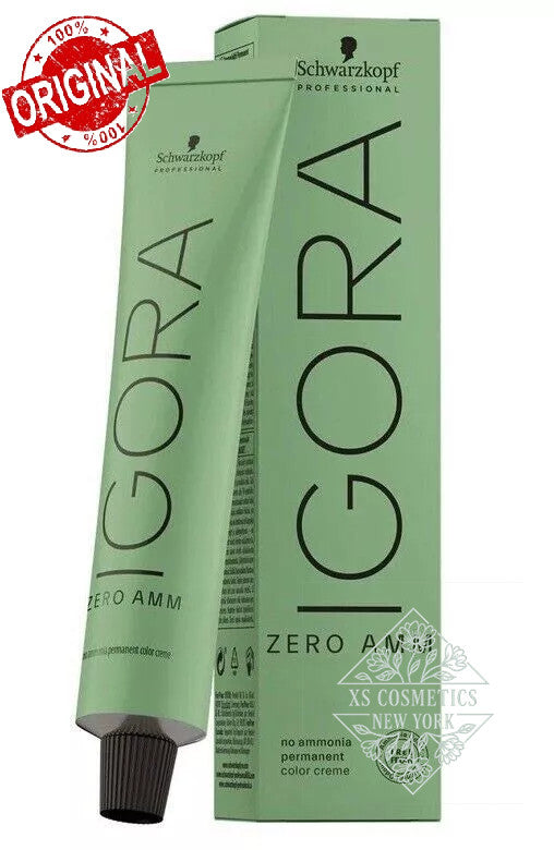 Ammonia-Free Permanent Hair Color - Schwarzkopf IGORA Zero AMM 2 oz