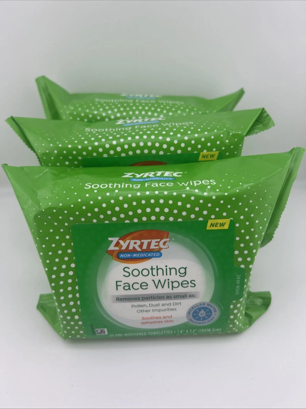Face Wipes for All Skin Types - Non-Medicated, Unscented, 75 Count