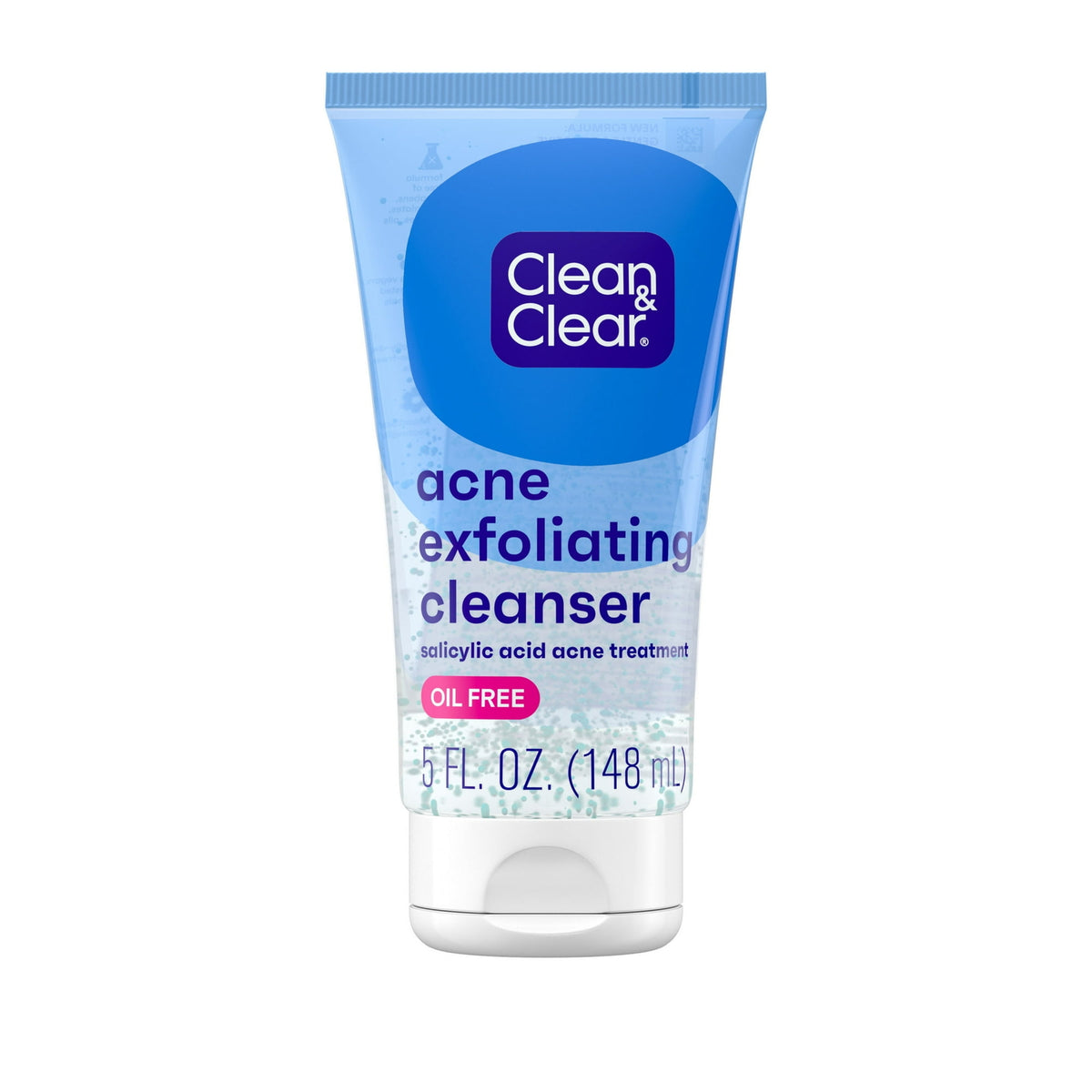 Acne Treatment Face Scrub with Salicylic Acid - Oil-Free Exfoliating 5 oz