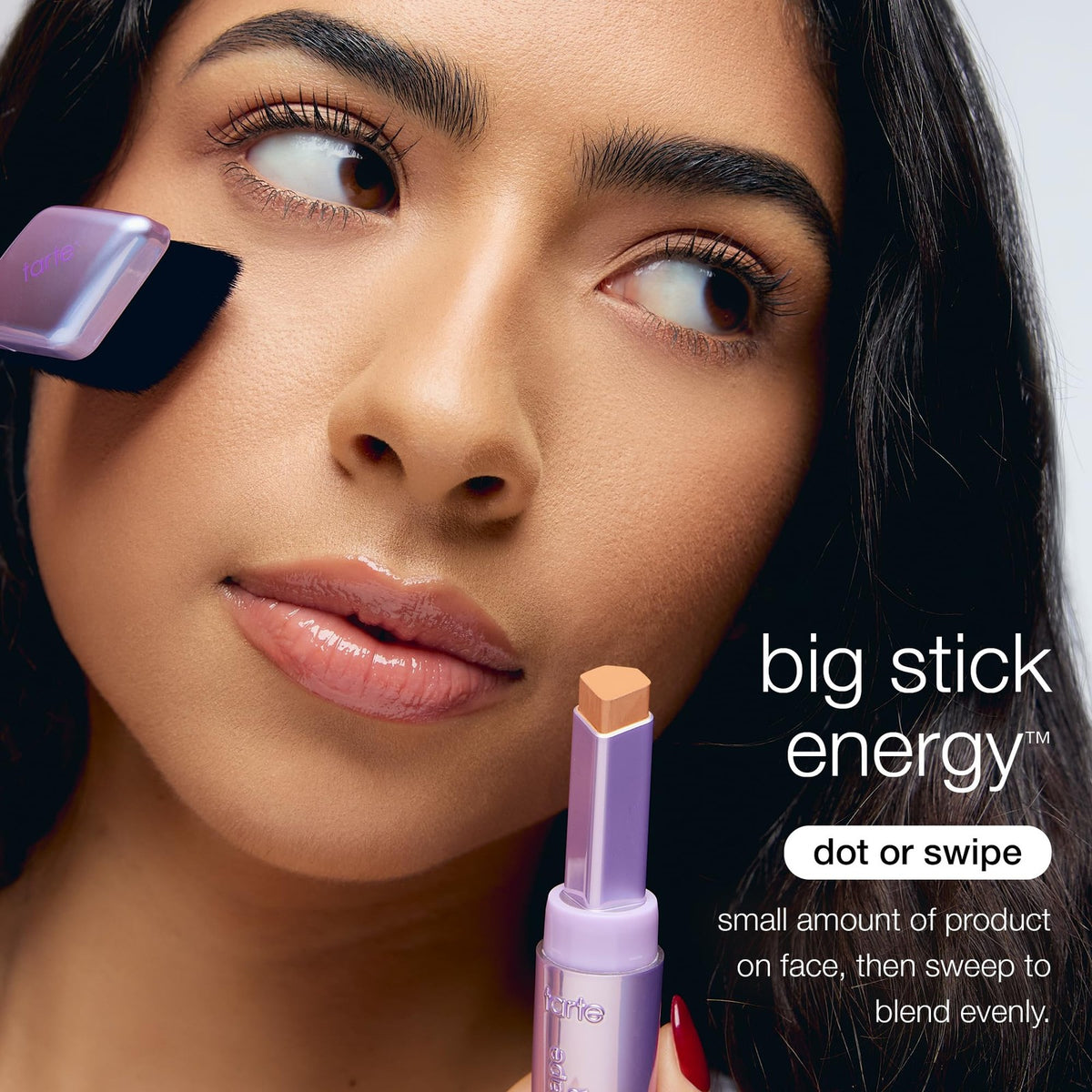 Concealer Brush for Makeup Blending - Diamond-Shaped, Soft, Precise Application