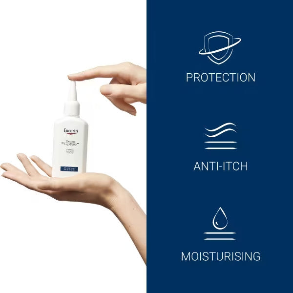 Eucerin Dermo Capillaire Calming Urea Scalp Treatment for Dry & Itchy Scalps 100ml