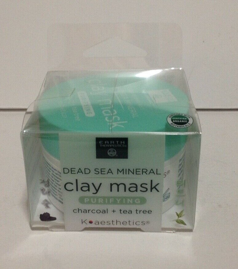Dead Sea Mineral Clay Mask - Charcoal & Tea Tree