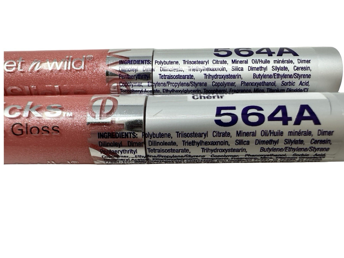 Wet n Wild MegaSlicks Lip Gloss #564A Cherish 2-Pack Discontinued