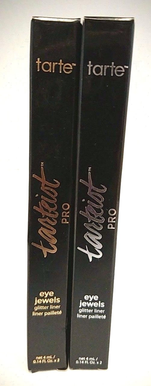 Glitter Eyeliner Set with Eye Jewels - White Gold & Silver, 0.14 oz Each