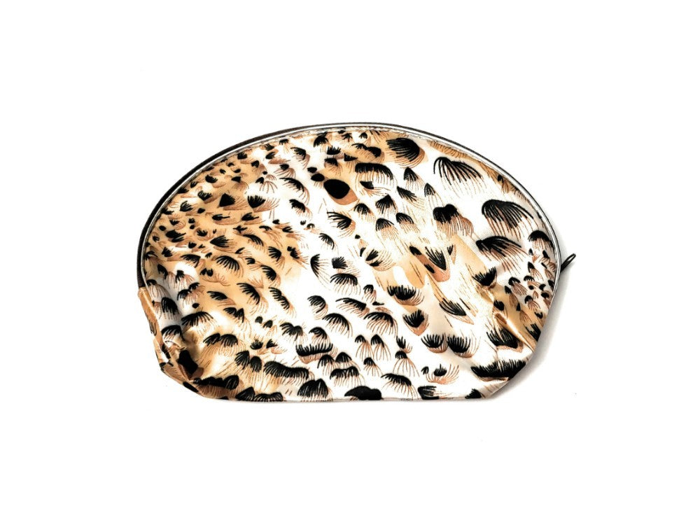 Safari Print Cosmetic Bag with Wristlet - 5 x 8 inch All-P Purpose