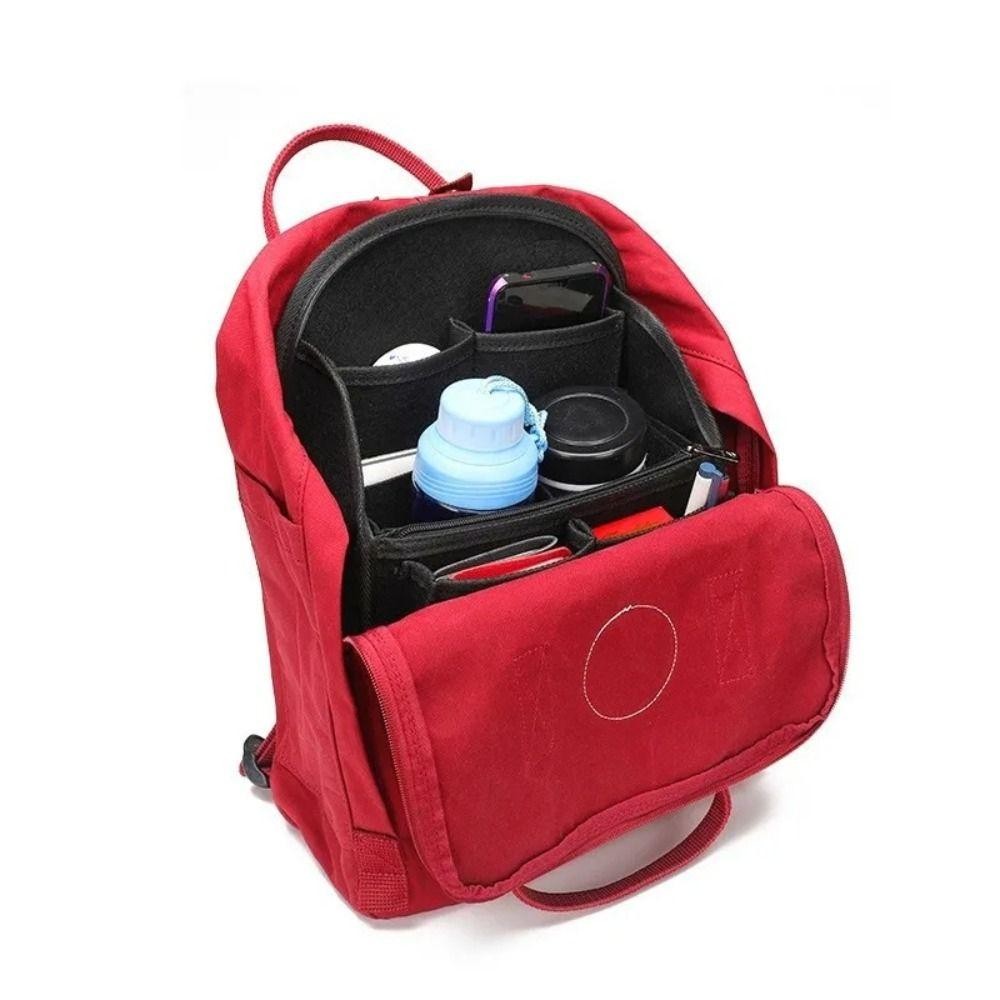 Portable Makeup Organizer Insert for Travel Backpack & Bags - Divider & Storage