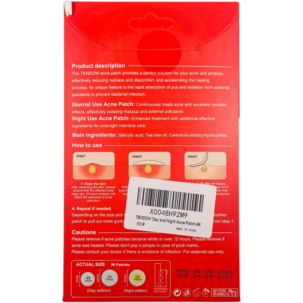 Acne Pimple Patches - The Professional 24 Day & 72 Night Set - Lot of 3