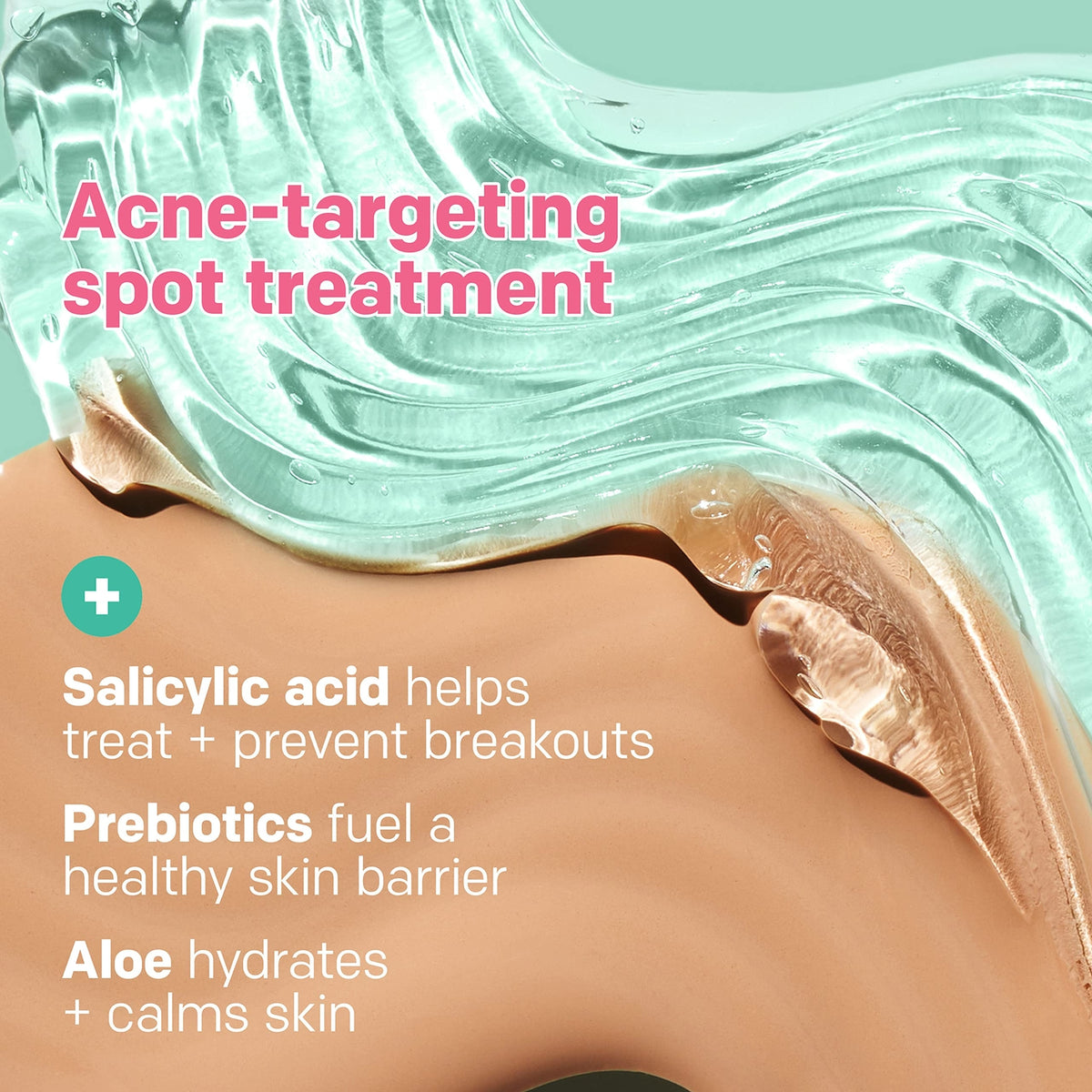 Acne Concealer with Salicylic Acid - Full Coverage Blemish Treatment, Dark