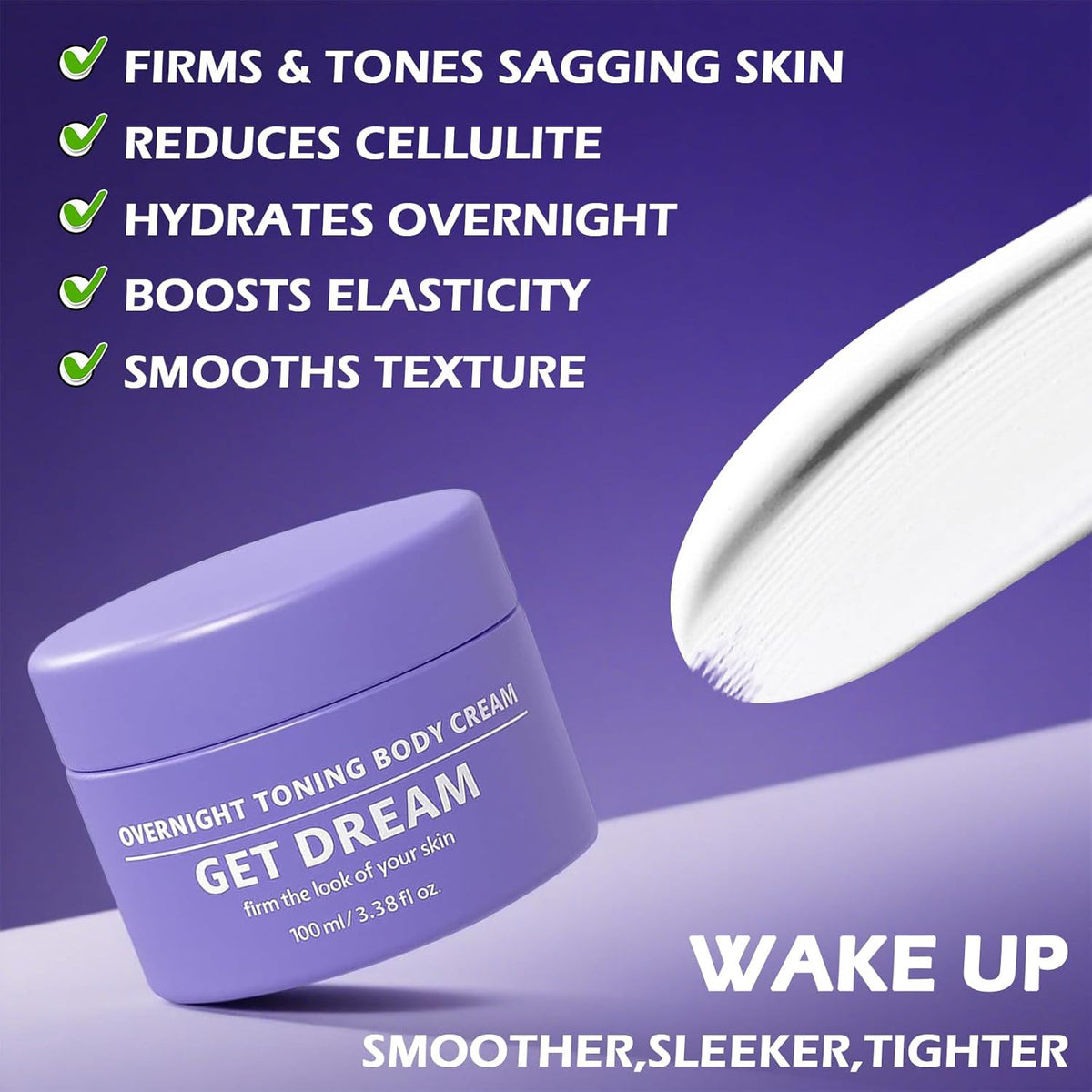Overnight Firming Body Cream - 100ml Toning Whip