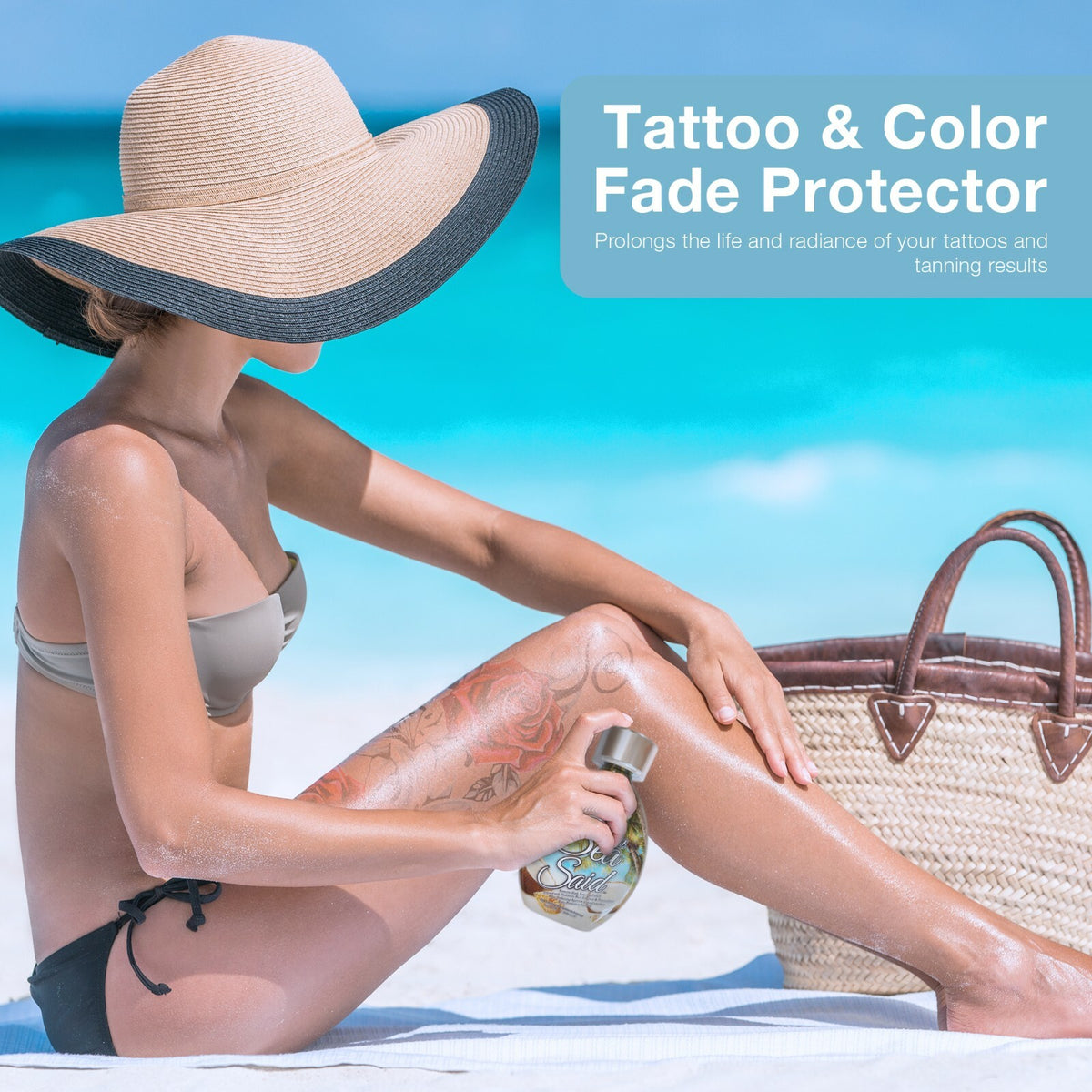 That's What Sea Said Coconut Tanning Bed Lotion Accelerator for Indoor & Outdoor Tan