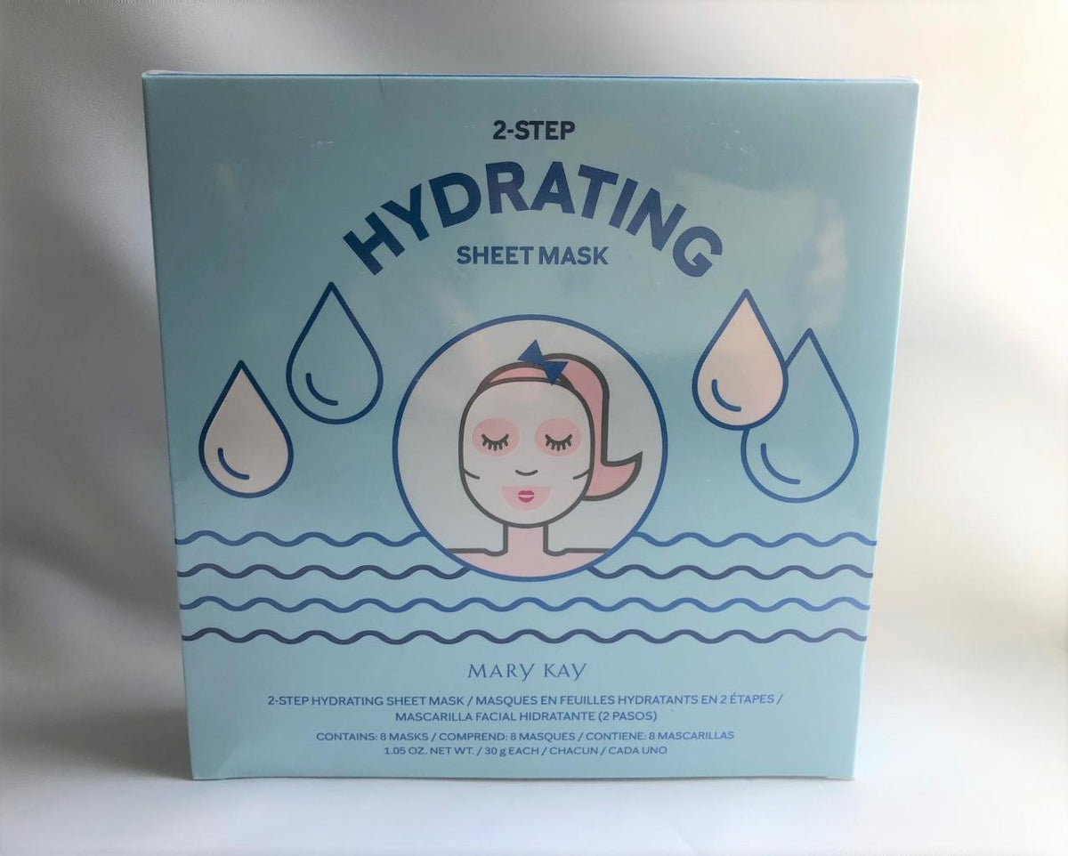 2-Step Hydrating Sheet Mask 8-Pack - Moisturizing Cellulose Face Mask