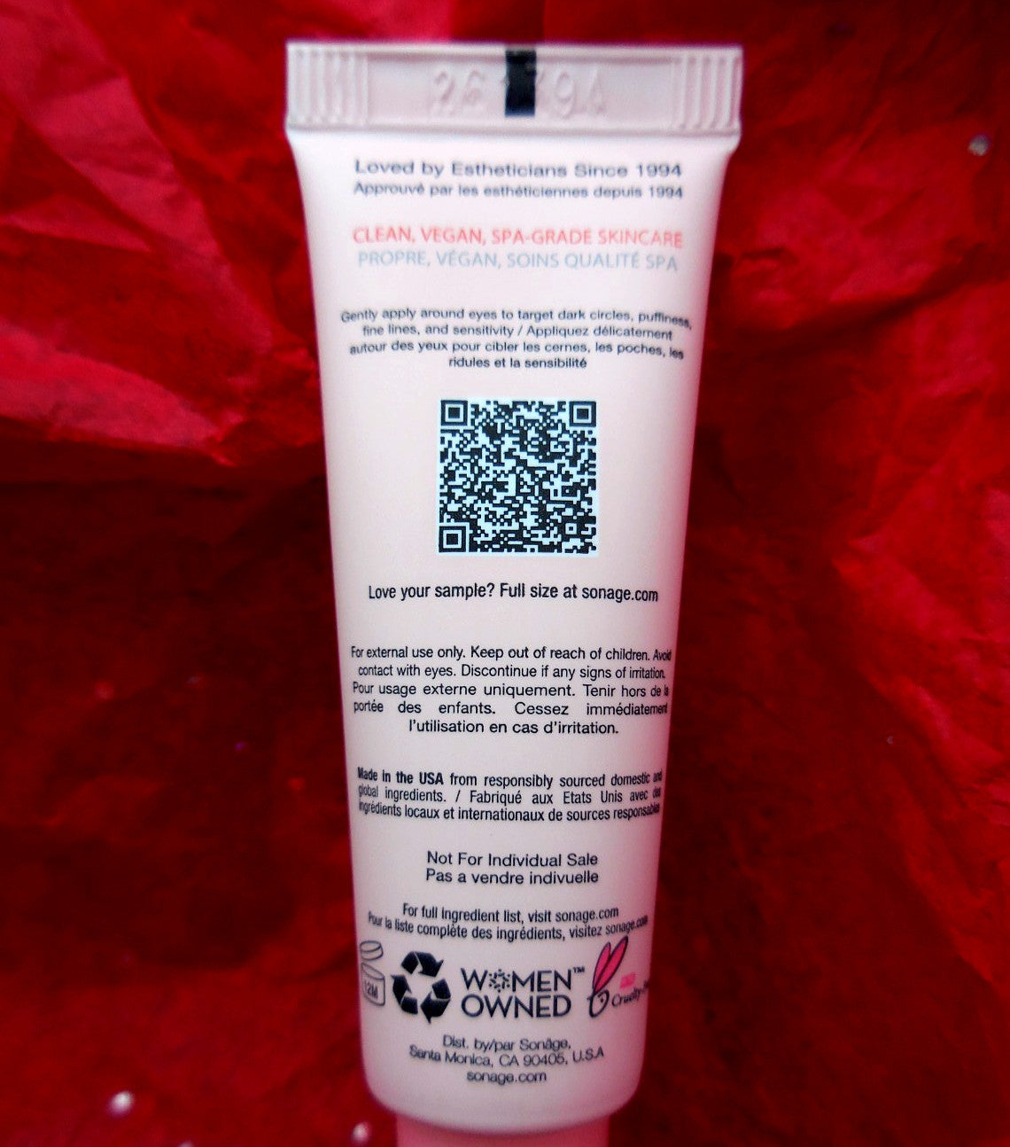 Travel Size Eye Cream for Dark Circles & Puffiness - 10ml