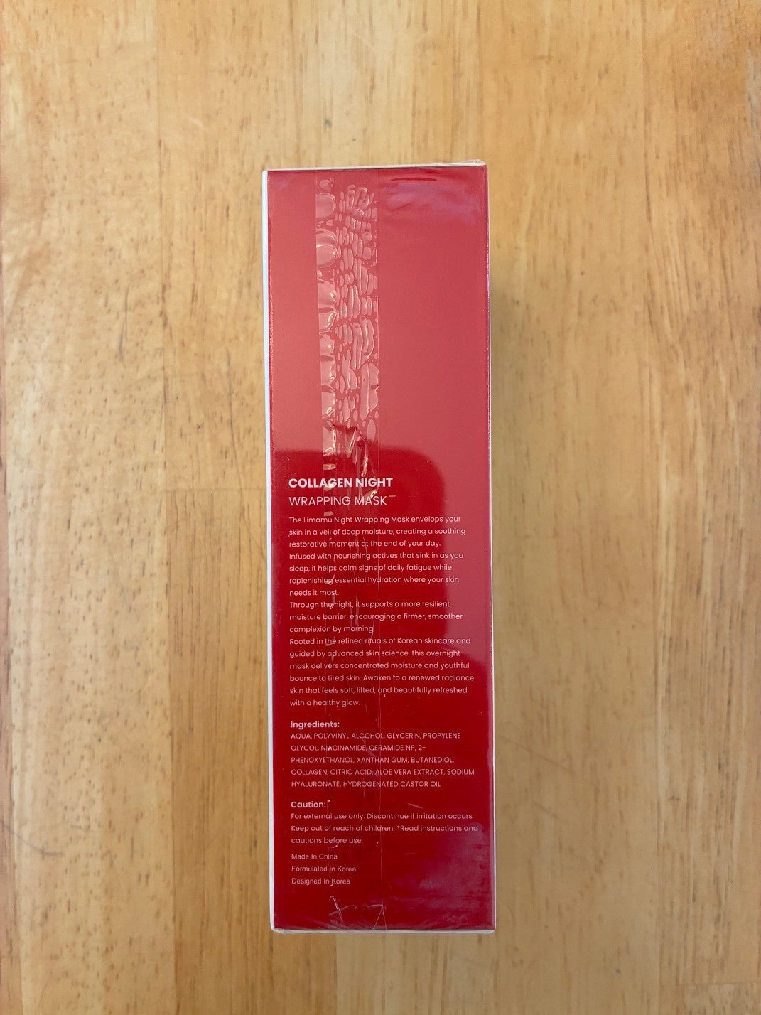 Collagen Night Wrapping Face Mask - Moisturizing Skin Repair
