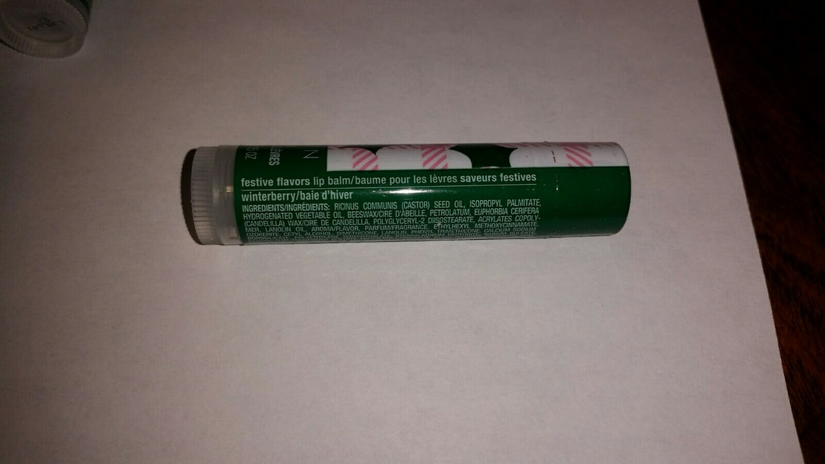 Winterberry Lip Balm Set - Festive Flavors, 10 Pack, 0.15 oz Each