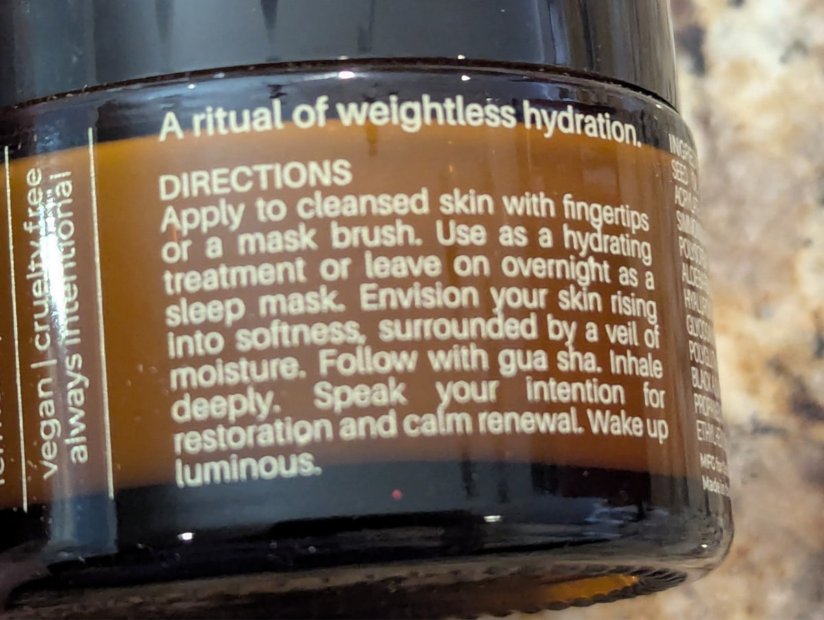 Hyaluronic Cloud Bath Mask - Hydrating Nourish Treatment 1.7 oz