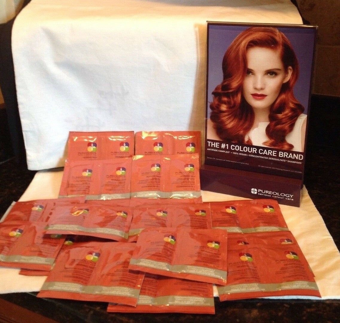 Reviving Red Shampoo & Conditioner Sample Pack - 18 Pcs