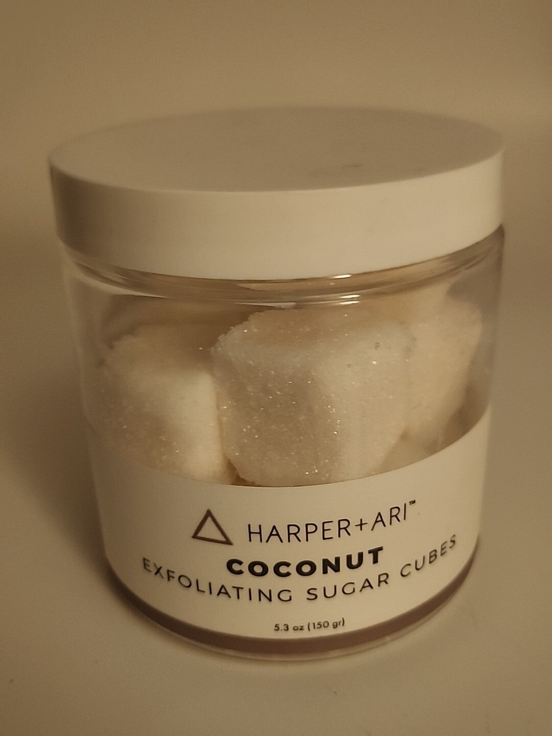 Harper + Ari Coconut Exfoliating Sugar Cubes - 5.3 Oz Natural Body Scrub