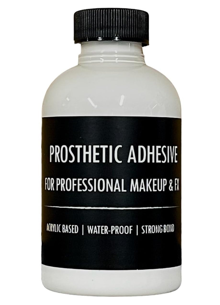 Prosthetic Adhesive Clear Waterproof Non-Latex 2 oz for FX Makeup
