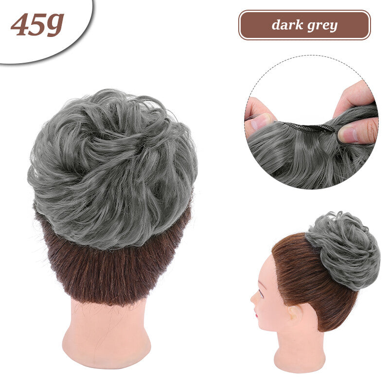 Natural Curly Messy Bun Hair Piece - Hair Extensions & Updo Accessory