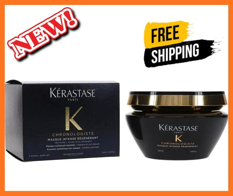 Kerastase Chronologiste Intense Regenerant Hair Mask 6.8oz - Nourishing Deep Treatment
