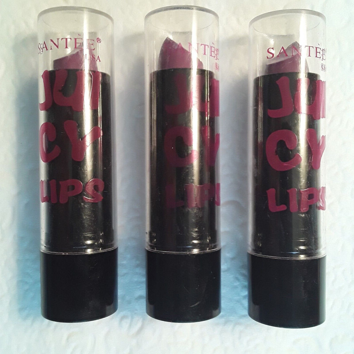 Hydrating Purple Lip Balm Set - Juicy Lips Moisturizing Lot of 3