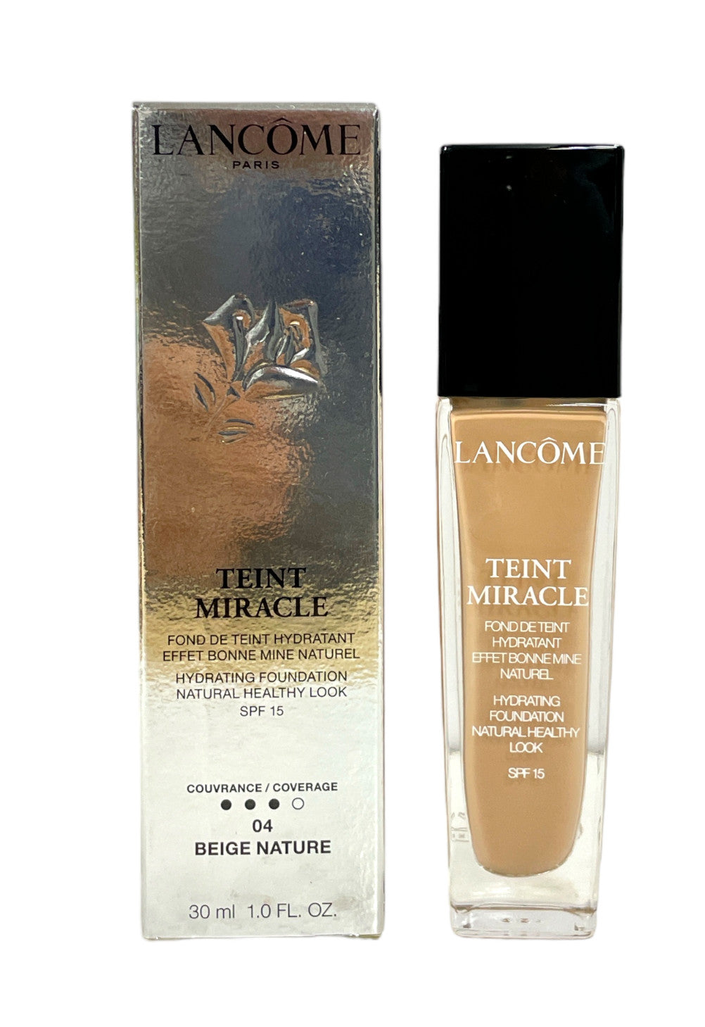Lancome Teint Miracle SPF 15 Buildable Coverage Foundation - 1oz/30ml, Multiple Shades