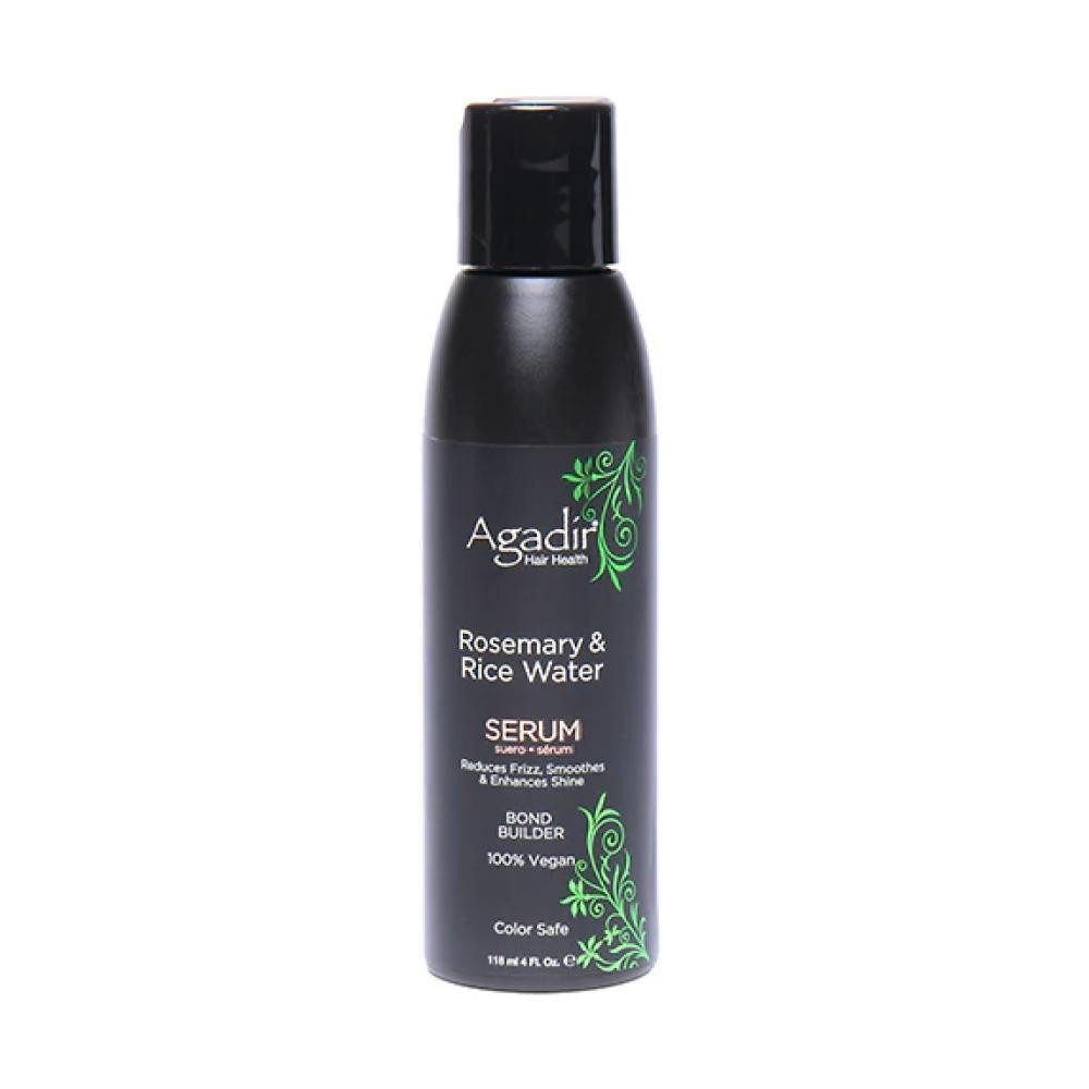 Agadir Rosemary & Rice Water Hair Serum - Anti Frizz, 4 oz, Unsealed