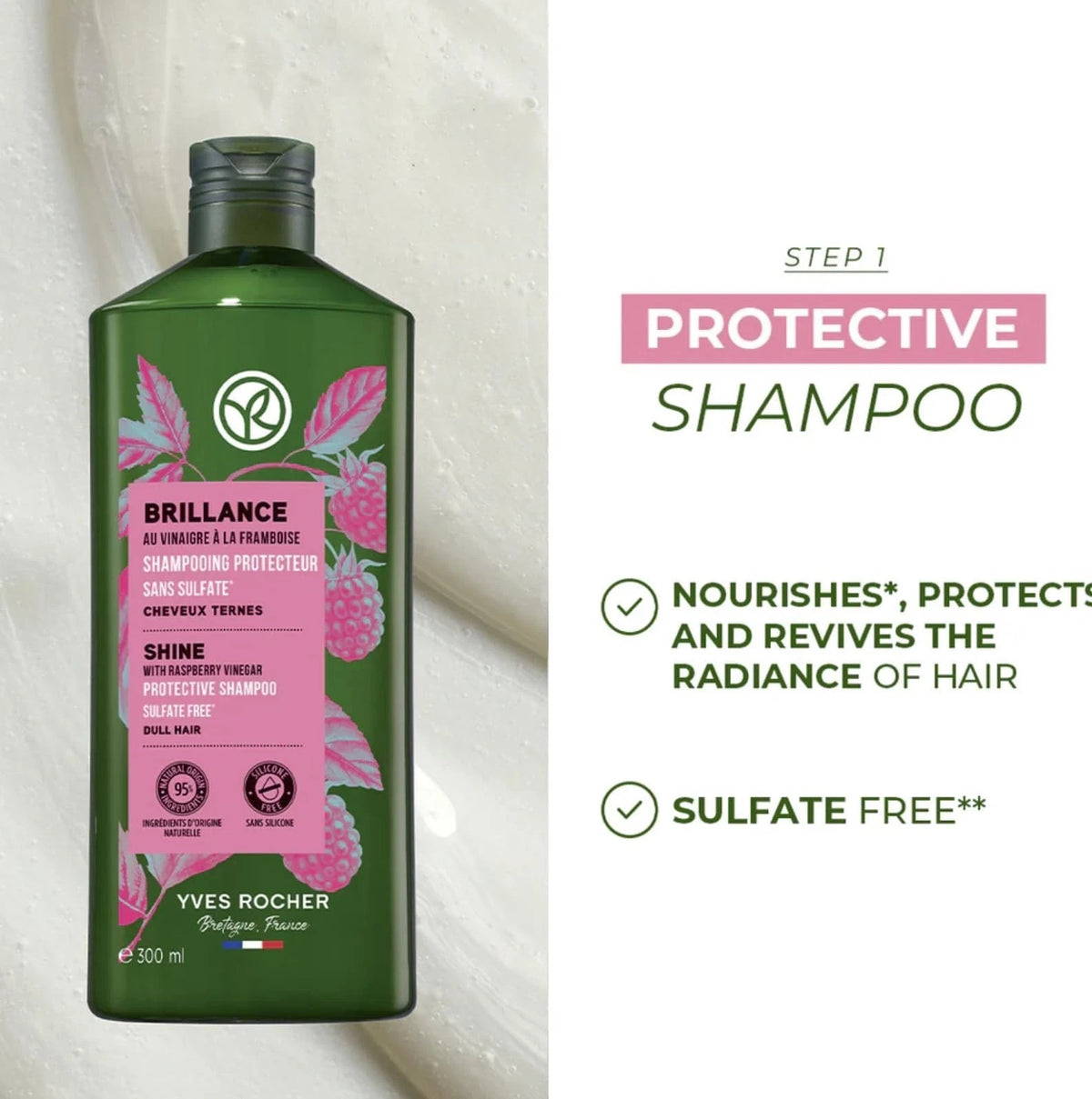 Color Protection Hair Shampoo & Conditioner Set for Vibrant Hair - 300ml + 200ml