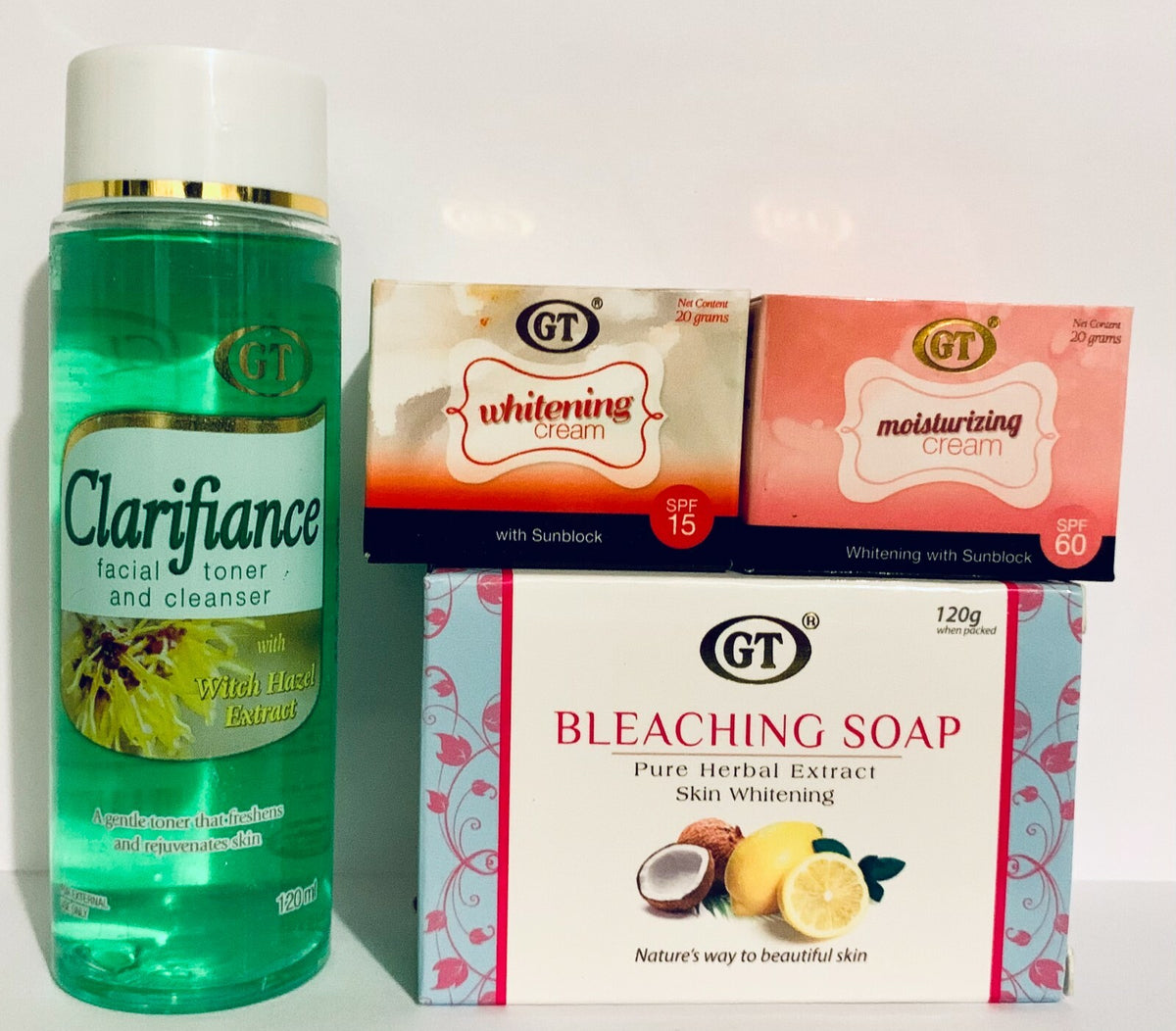 GT Moisturizing & Whitening Face Cream with SPF 60 - Anti-Aging & Sun Protection