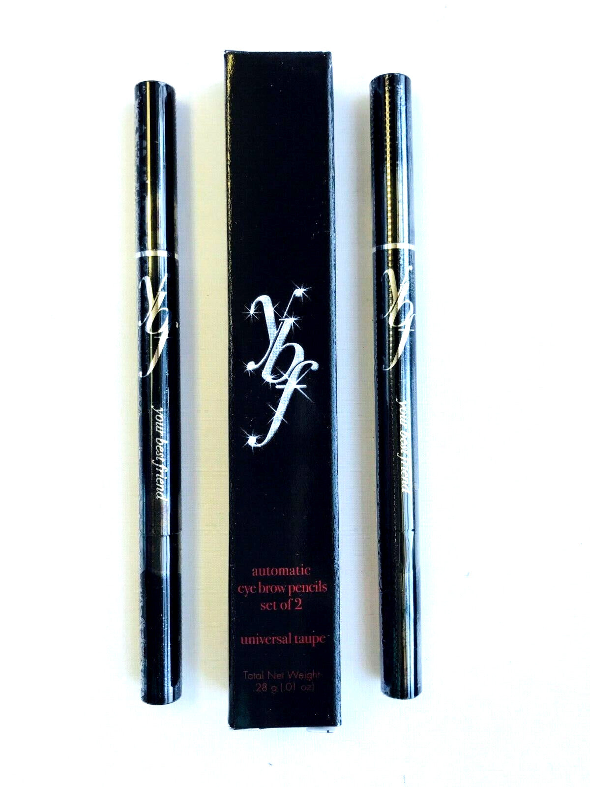 2 Full Size Automatic Eyebrow Pencils - Universal Taupe, Sealed
