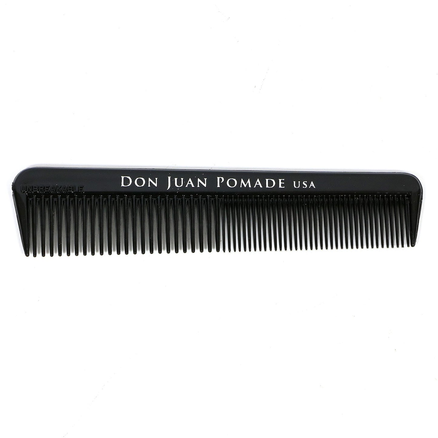 Don Juan 5-Inch Fine and Coarse Tooth Pocket Comb - Men's Grooming Tool