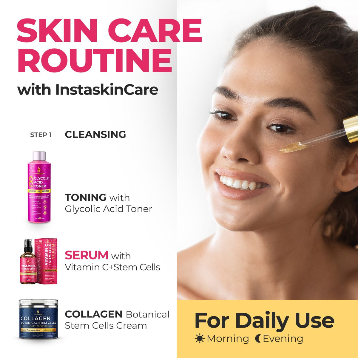 Vitamin C Face Serum for Brightening Hydration Anti-Aging Dark Spots 2oz
