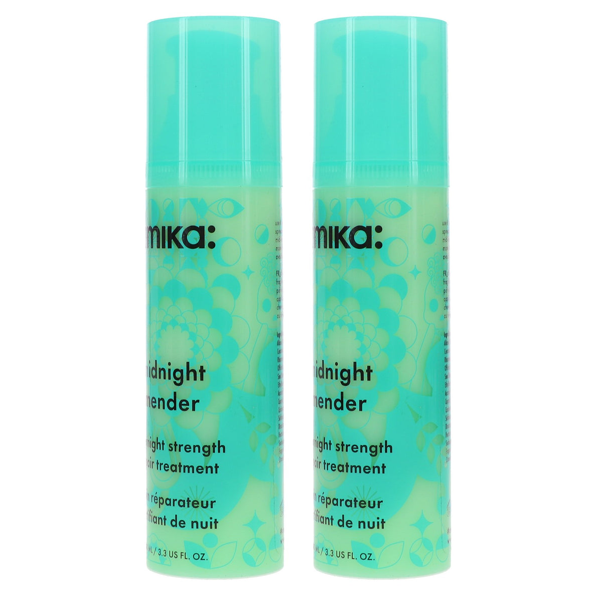 Overnight Hair Repair Serum - Strengthen & Restore Damaged Hair 3.3 oz 2 Pack