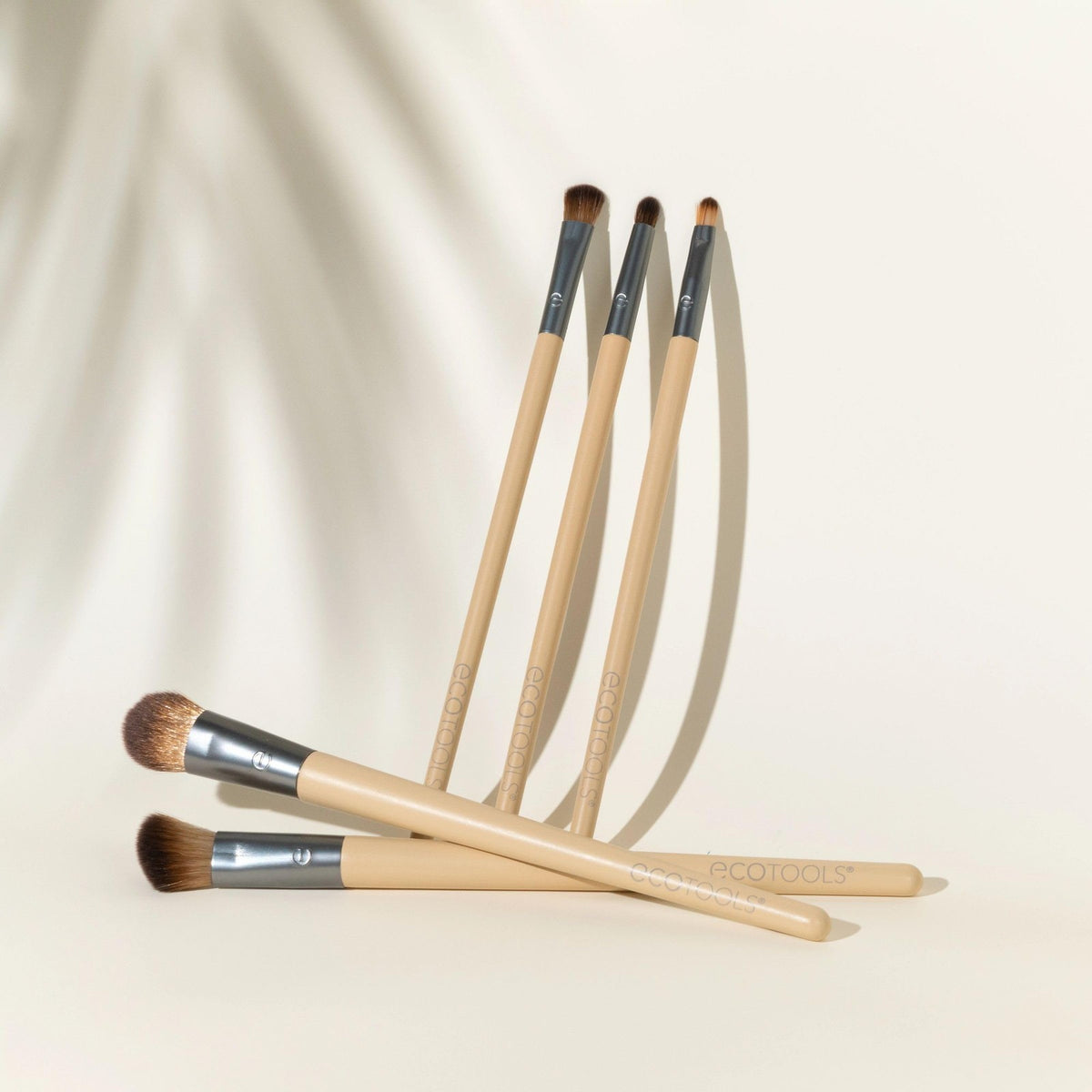 EcoTools Daily Defined Eye Makeup Brush Set - 5 Vegan Eco-Friendly Brushes