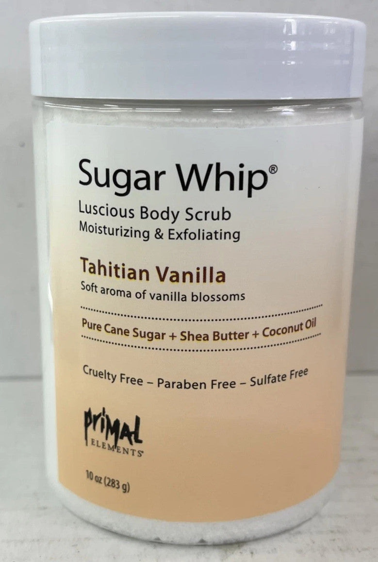 Sugar Whip Luscious Body Scrub Tahitian Vanilla 10 Oz - New Sealed