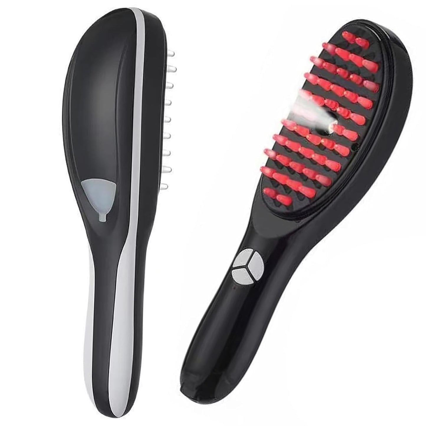 Electric Scalp Massage Brush with Soft Rubber Bristles - Head & Hair Relaxation Tool