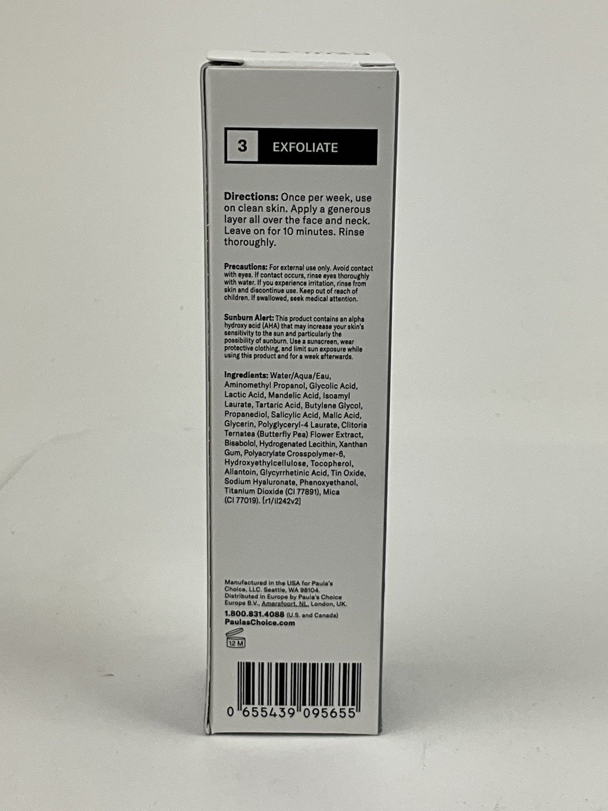 PAULA'S CHOICE Skin Perfecting 25% AHA + 2% BHA Exfoliant Peel 1oz