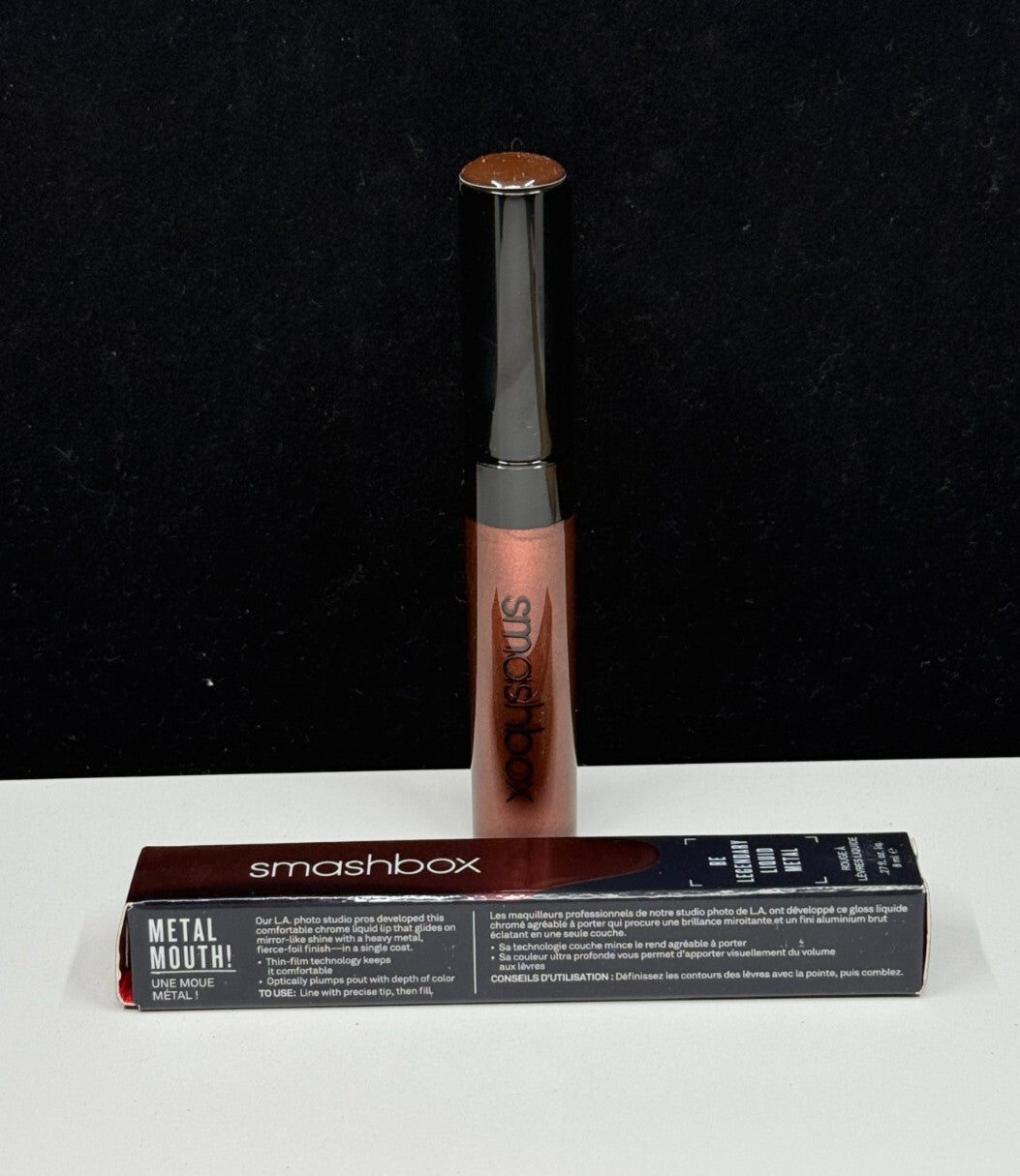 Liquid Lipstick - Smashbox Be Legendary Liquid Metal BRAINS 'N' BRONZE 0.27 oz