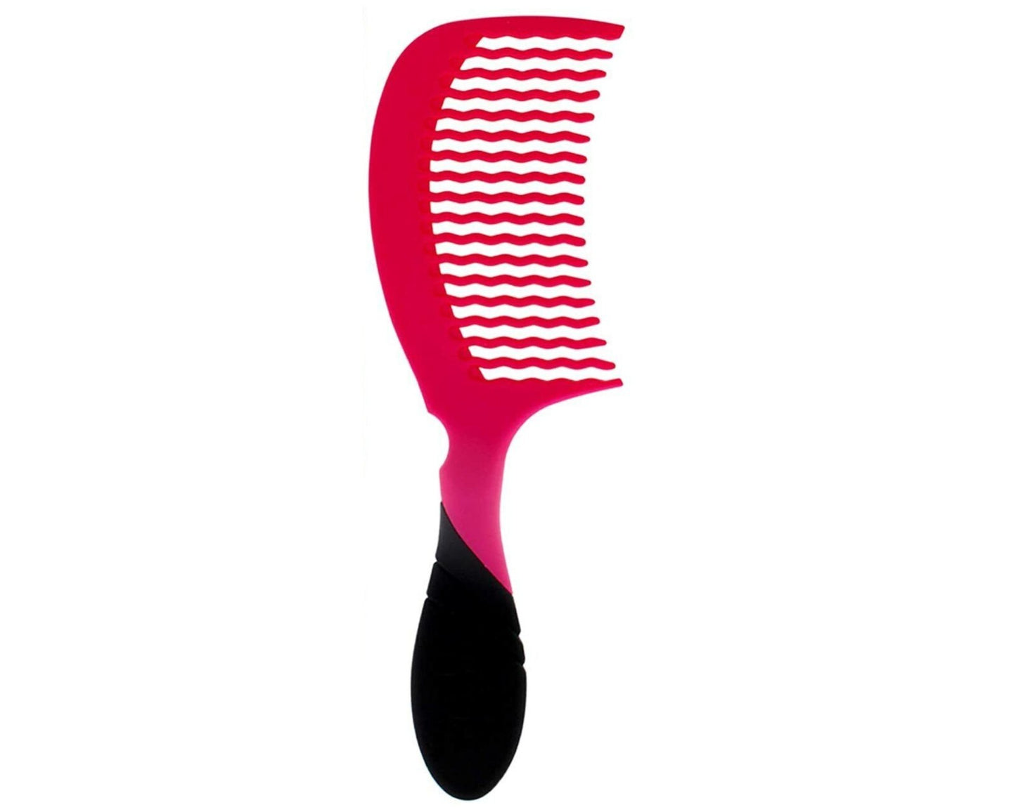 Pink Detangling Comb for Wet & Dry Hair - Wavetooth Styling Teeth