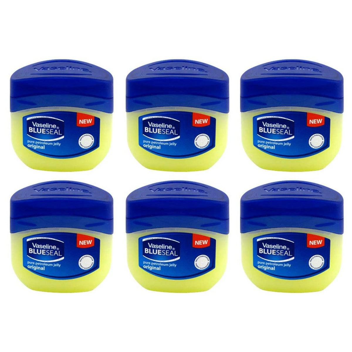 Vaseline Petroleum Jelly Blue Seal Original (100ml) (Pack of 6)