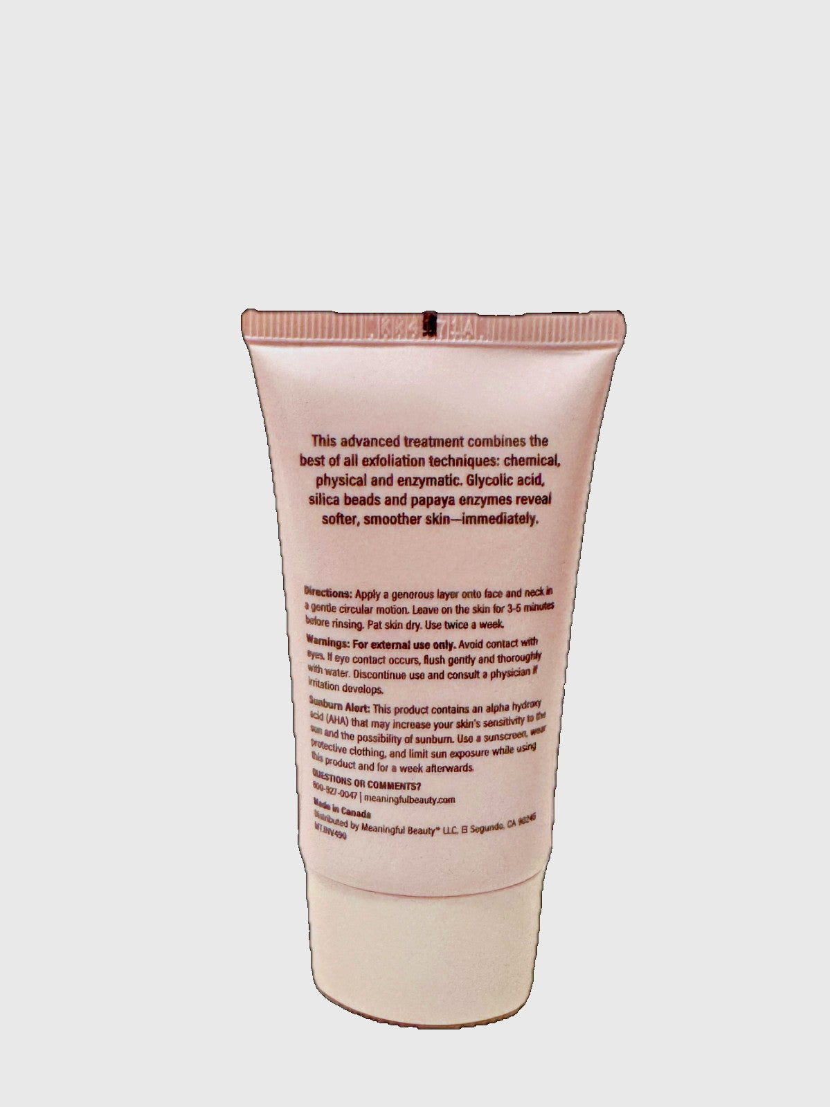 Meaningful Beauty Intensive Triple Exfoliating Treatment Scrub 1.7 oz