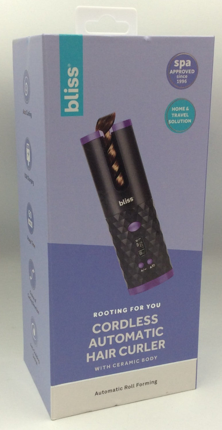 Cordless Automatic Hair Curler with Ceramic Body - Effortless Curling