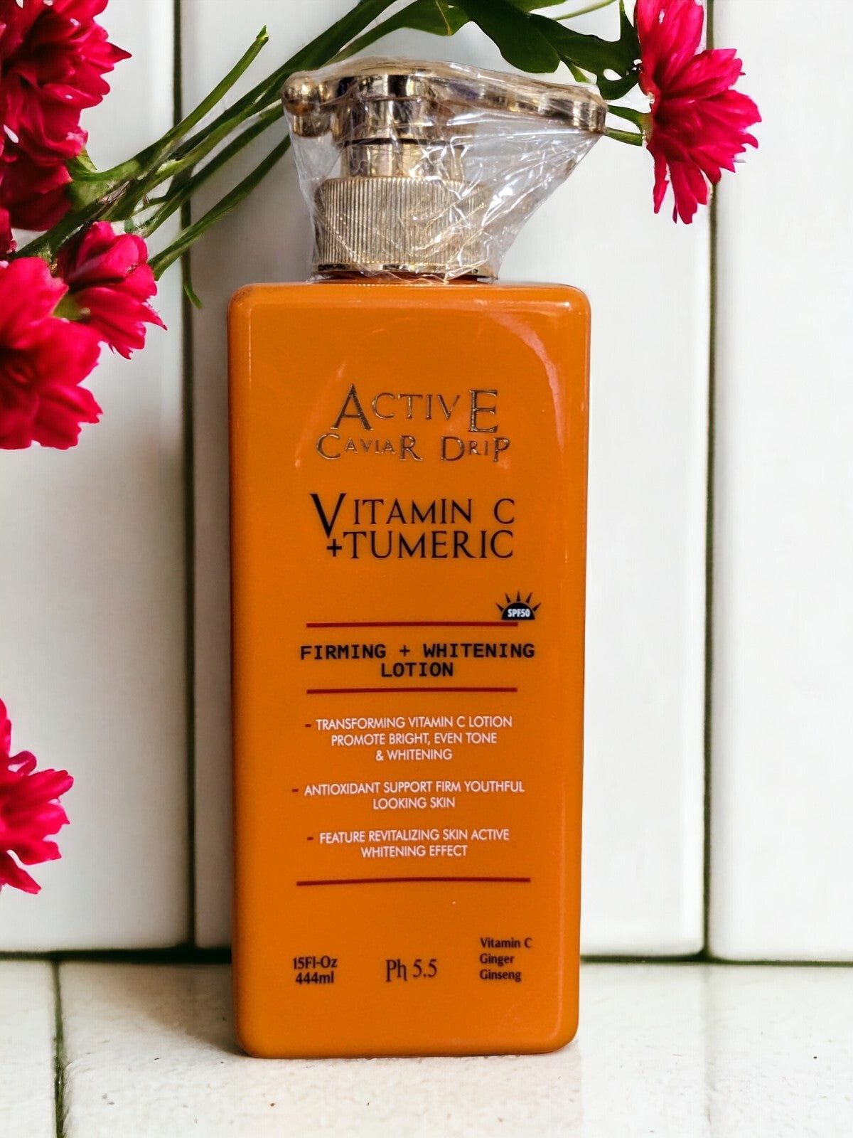 Vitamin C Turmeric Firming Whitening Lotion - Caviar Active Drip Skin Care