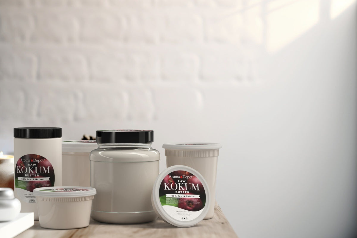 Kokum Butter 8 oz. | 100% Pure Raw Cold Pressed Natural