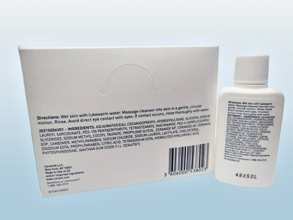 CeraVe Foaming Facial Cleanser for Normal to Oily Skin 0.5 oz Mini Box