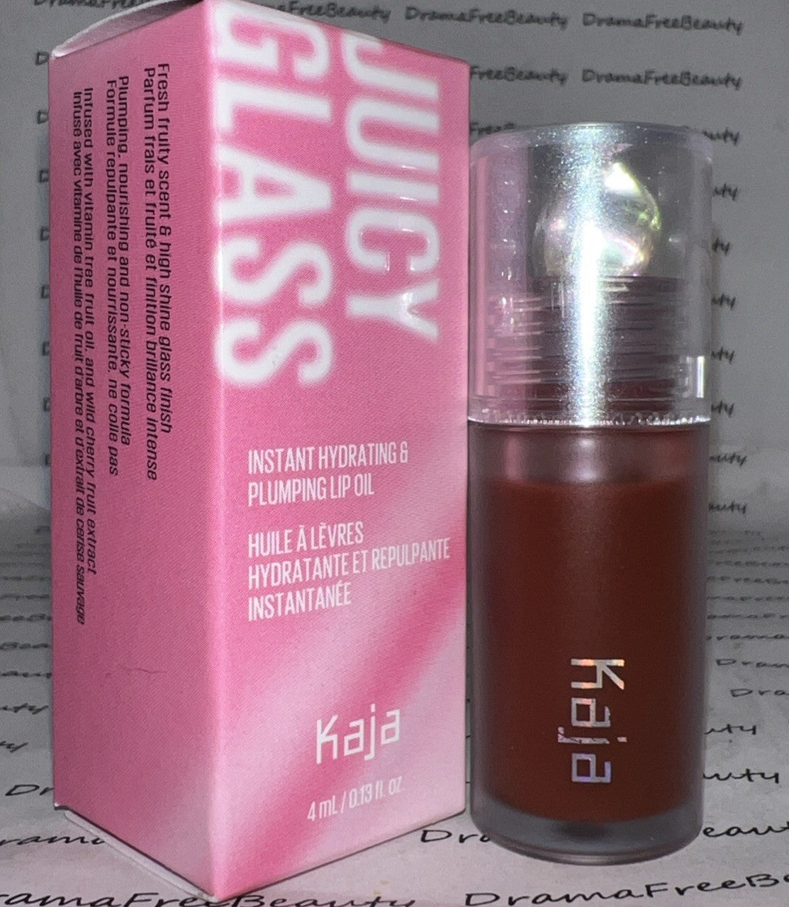 Hydrating Lip Oil with Plumping Shine - Cherry Cola Sheer Lip Gloss