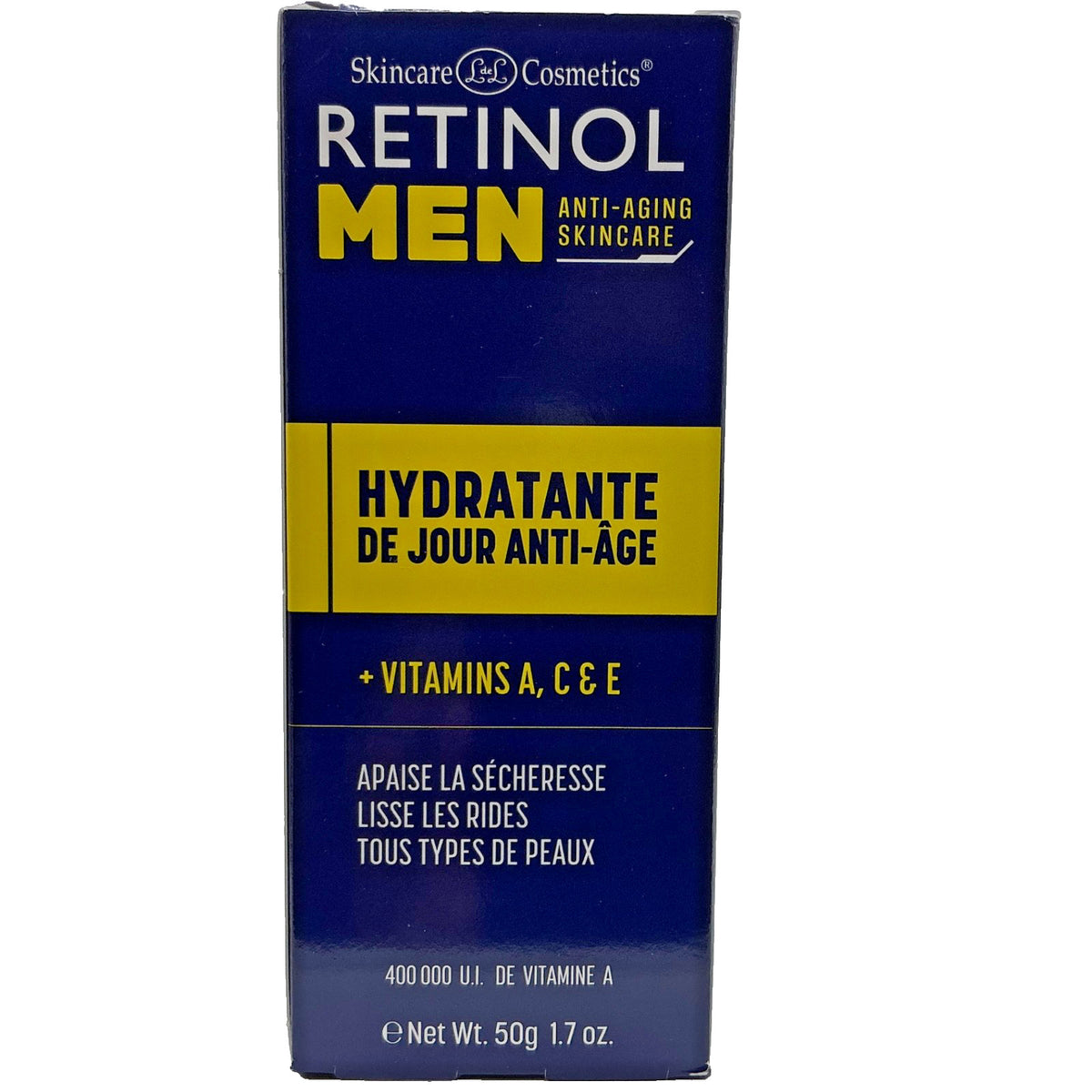 Men's Anti-Aging Retinol Daily Moisturizer Set 4 x 1.7oz - Skin Firming & Smoothing