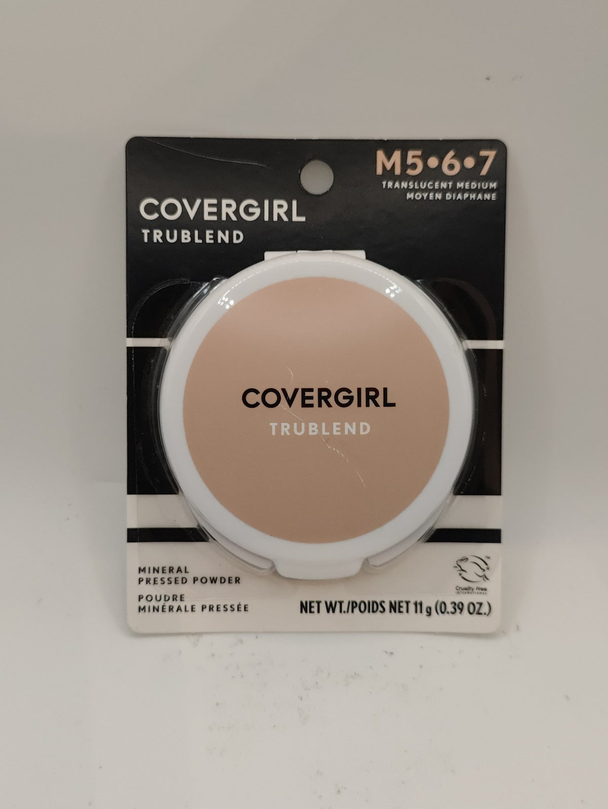Mineral Pressed Powder Translucent Medium Face Makeup - NEW