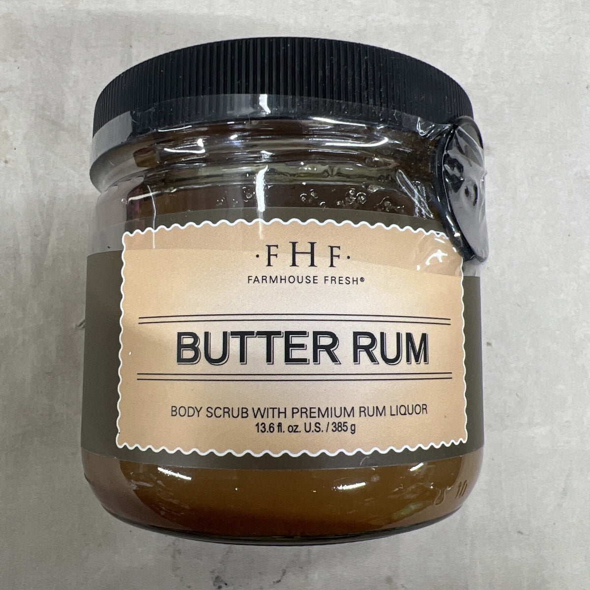 FarmHouse Fresh Butter Rum Body Scrub - 13.6. Fl Oz